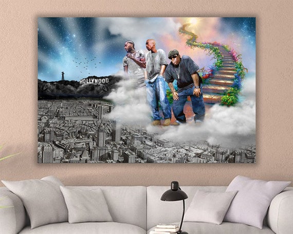 TUPAC SHAKUR 24"x36" Canvas Art Print TUPAC SHAKUR 24"x36" Canvas Art Print
