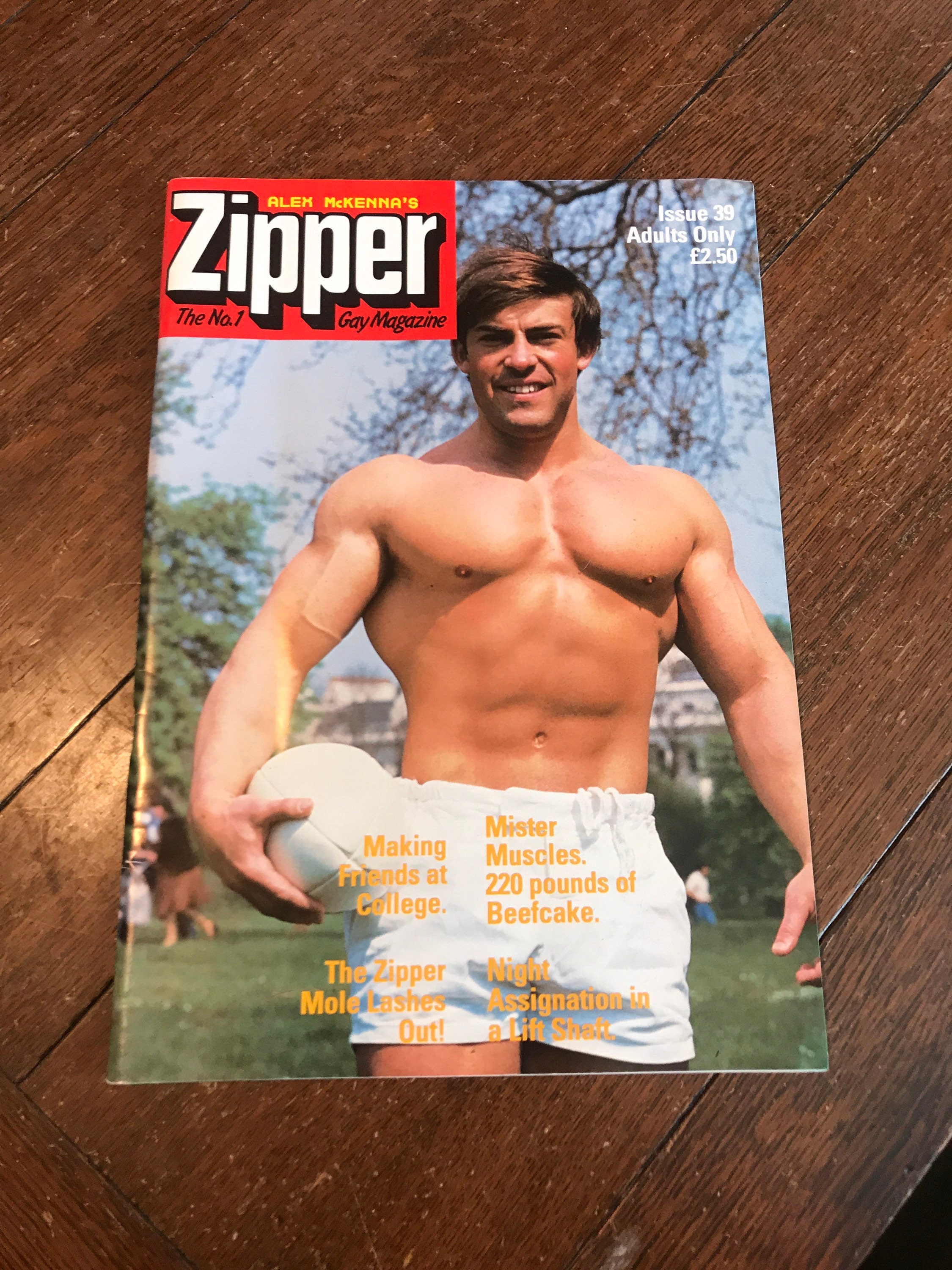 Zipper Magazine Número 39 1982 Rare Vintage 1980s Interés Gay