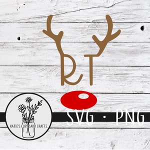 RT Reindeer; Respiratory Therapist Reindeer - SVG Cut File