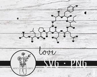 Oxytocin Molecule - SVG Cut File