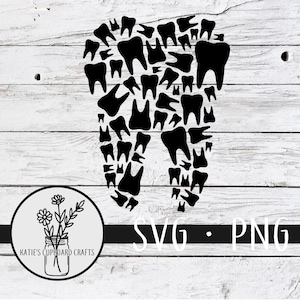 Tooth Made of Teeth - SVG Cut File