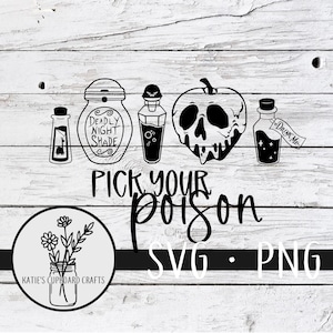 Pick Your Poison - SVG Cut File