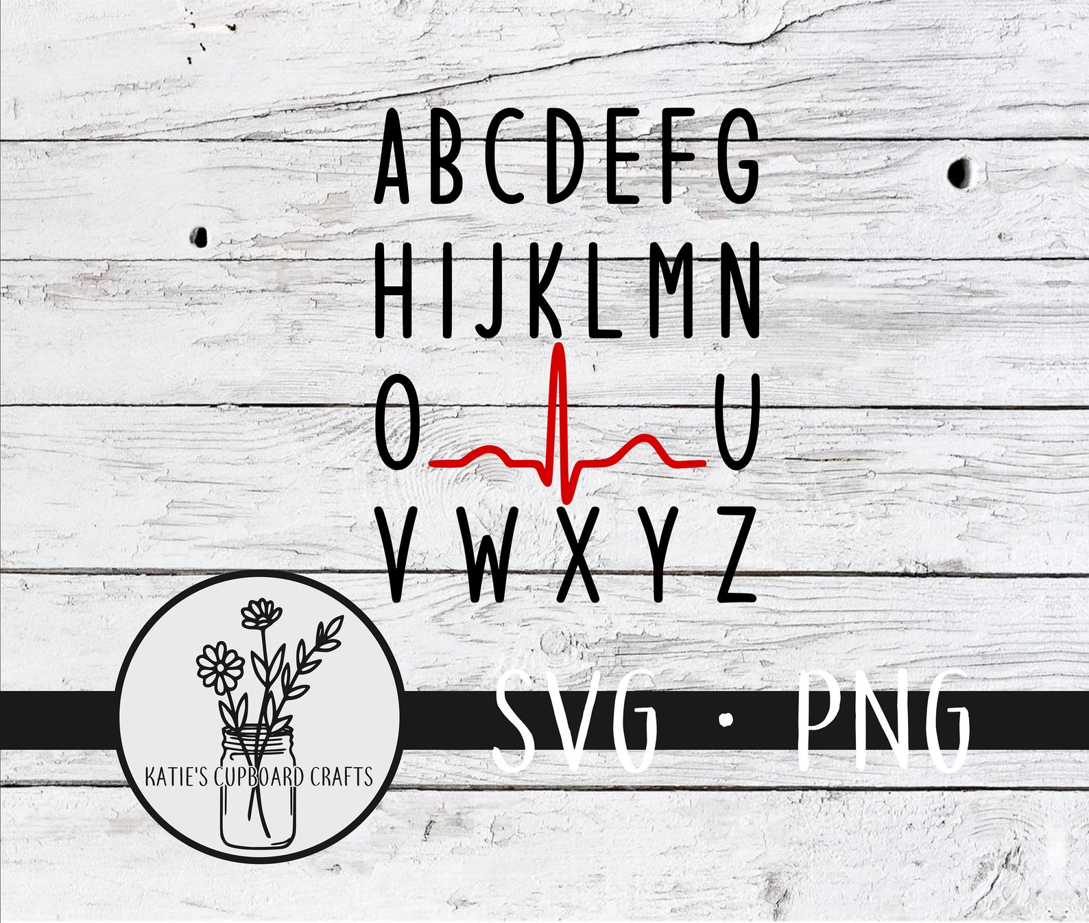 EKG Alphabet ECG Alphabet Cardiology Nursing Humor SVG - Etsy