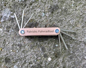 Fahrrad Bike Tool mit Holzgriffen Personalisierbar