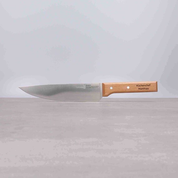 OPINEL Kochmesser Mit Buchenholz-Griff – Vielseitig In Küche, Haushalt Und Beim Grillen