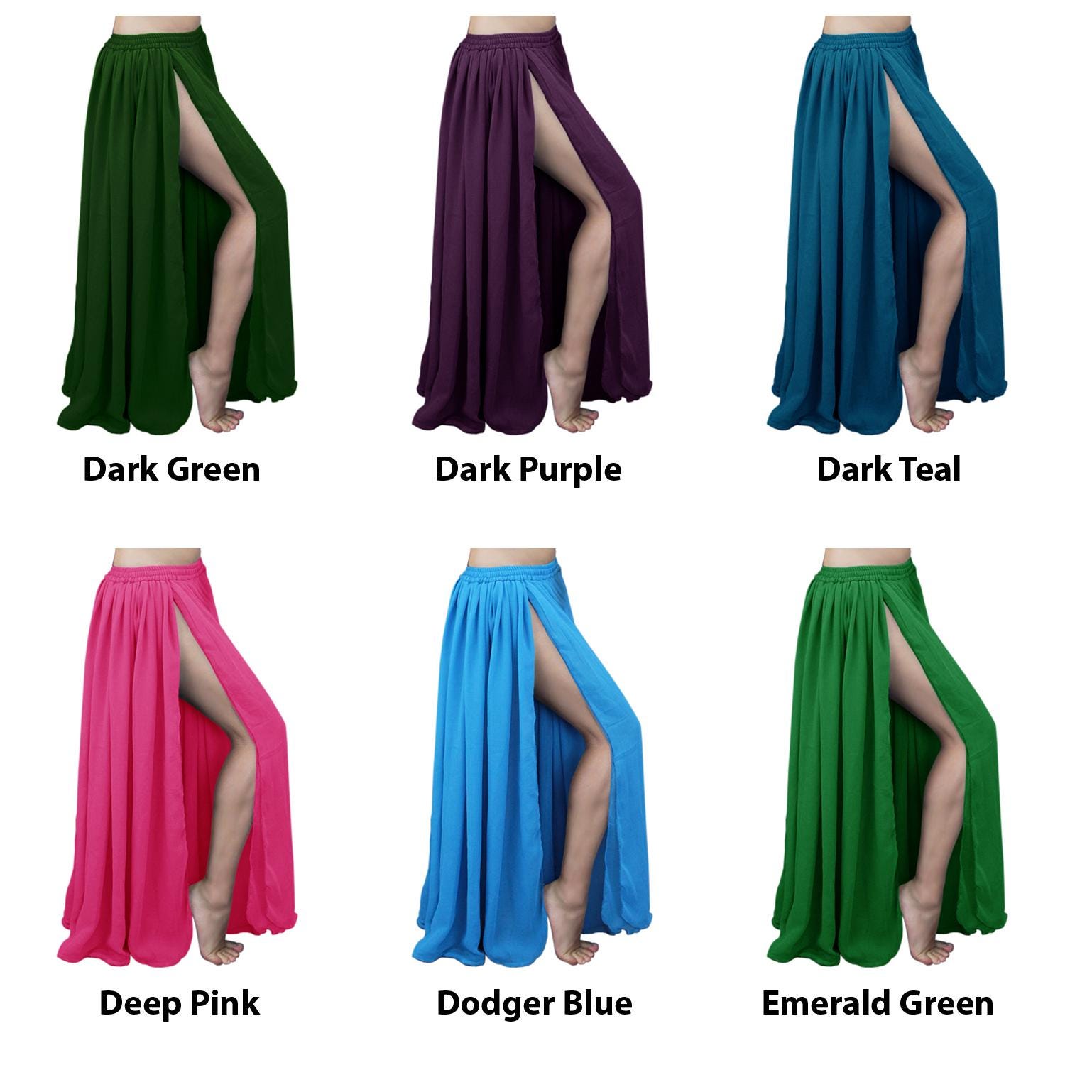 Gonne Flamenco Danza Del Ventre Raso Arricciacapelli Asim Zingari - Foto 10