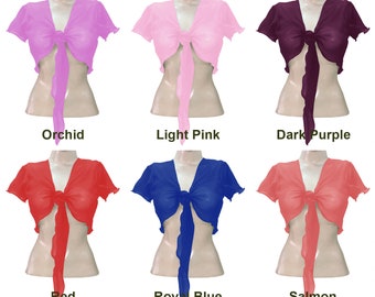 Cotton Belly Dance Tie Top Flair Wrap Choli Gypsy Haut Danse Blouse 36 Colors