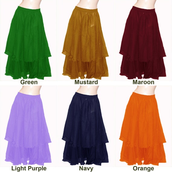 Chiffon gypsy skirt discount
