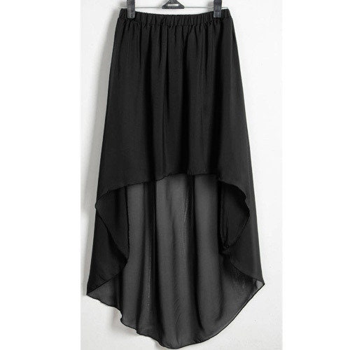 Chiffon Asym Skirt for Women Lady Girl Short Skirt Retro - Etsy