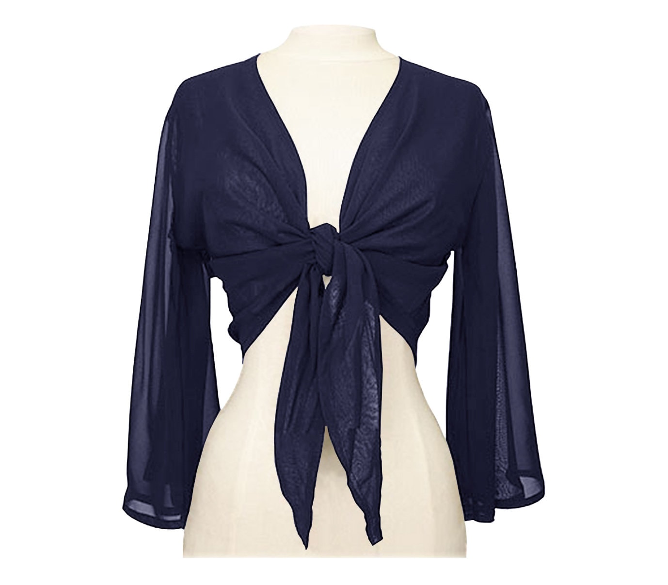 Navy store chiffon jacket