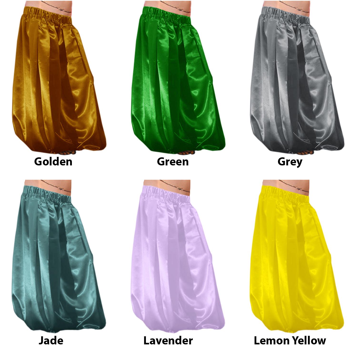Pantaloni di danza del ventre gialli - 14,90