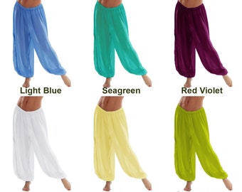 Femmes Harem Pantalon Yoga Danse du Ventre Pantaloons Bombachos Pantalon Aladdin Halloween