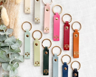 Legal Keychain with Gold Charm – Lawyer Gift for Attorney, Solicitor, Law Student & Legal Professional