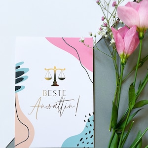 Carte postale Best Lawyer - Carte juridique pour le Best Lawyer ou l’aspirant avocat - Best Lawyer