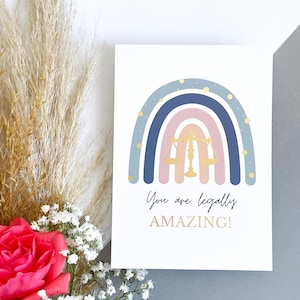 Legally Amazing - carte postale spéciale pour les amateurs de droit - légalement fantastique
