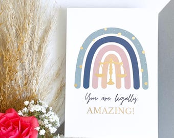Legally Amazing - special postcard for law-lovers - legally fantastic