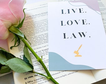 Live Love Law - Legal card for Lawyers