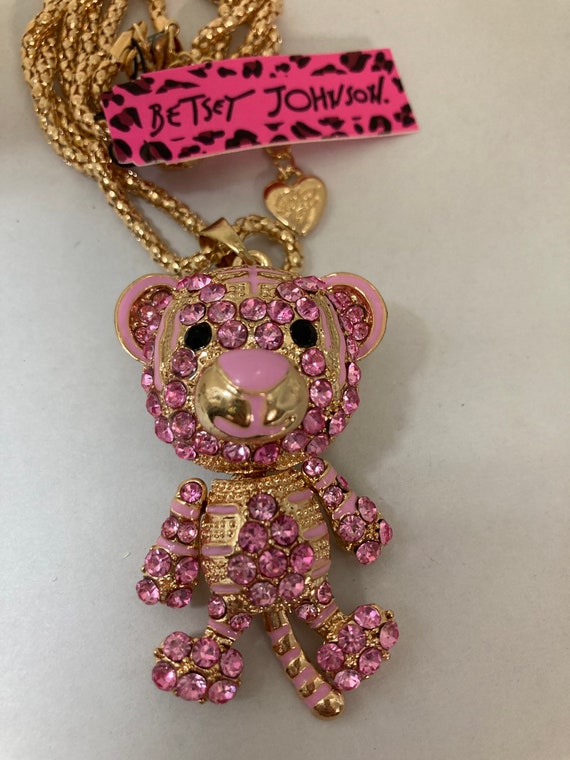 Betsey Johnson necklace Etsy