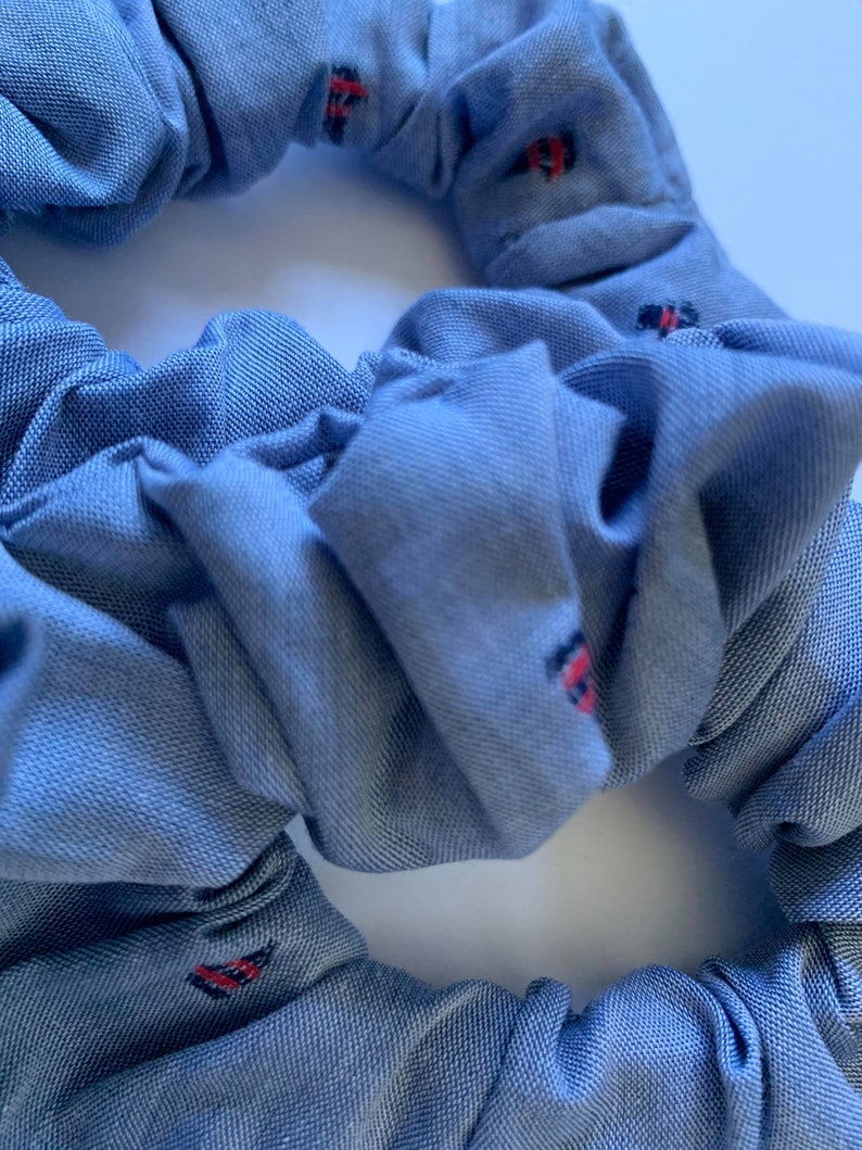 Sailboat Anchor Scrunchie