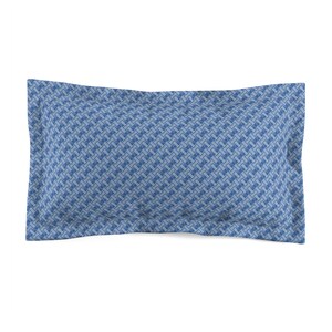 Cozy Blue Microfiber Pillow Sham, Elegant Bed Decor, Soft Bedding Accent, Great for Gifts, Perfect for Any Occasion