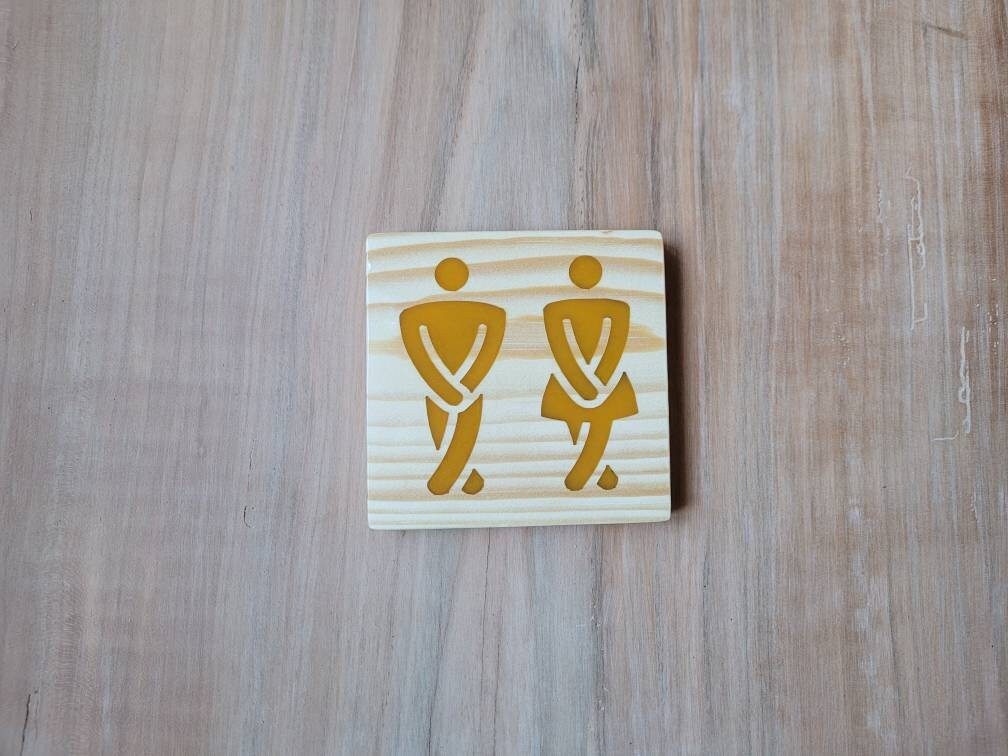 Panneau Signalétique, Pancarte Toilettes, Wc Humoristique