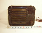 Vintage old soviet radio speaker USSR 1950s