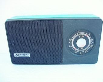 Vintage Small Radio WORKING Transistor Portable  FM Radio USSR 1970s