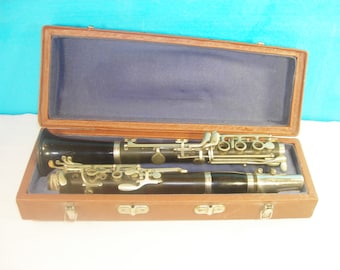 Musical Instrument Clarinet Vintage Soviet USSR 1960s