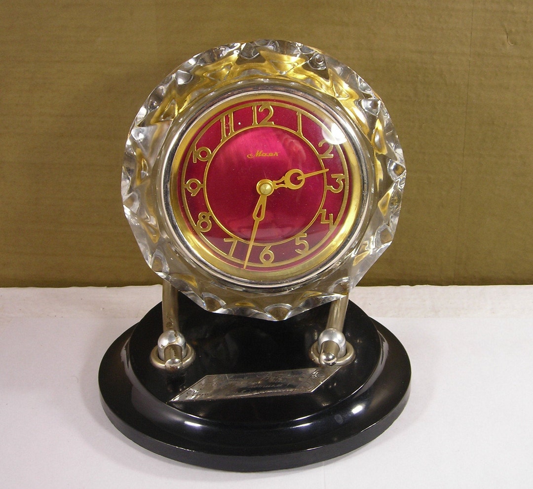 Old Soviet Clock Retro Mechanical Clock 1960s - Etsy
