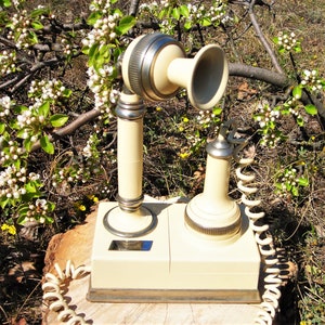 Vintage Rotary Phone Retro Telephonephone Poland 1980s