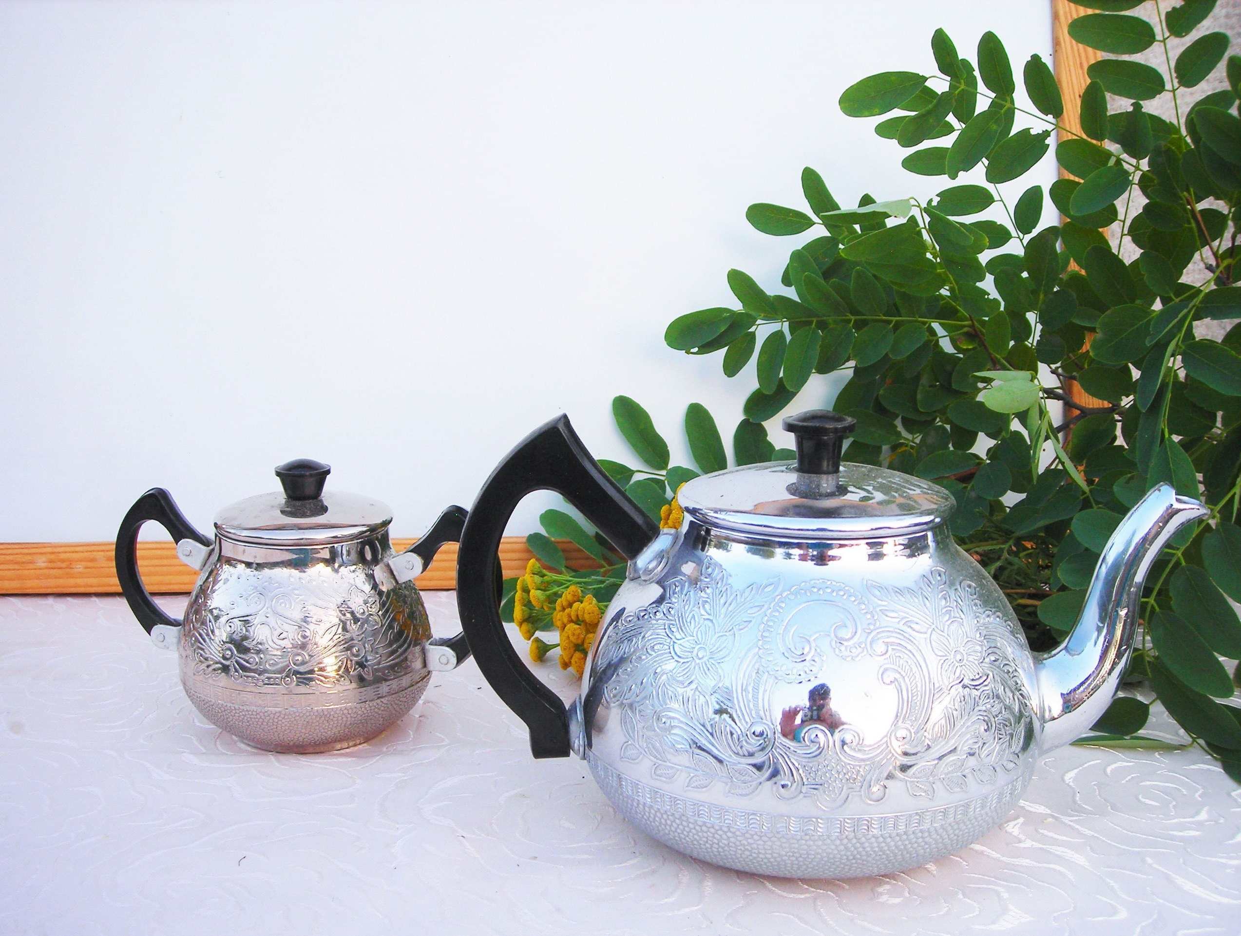 Vintage Metal Tea Kettle, Decorative Metal Teapot, Small Coffee Pot, Old Tea  Maker, USSR 70s Decor 