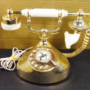 Vintage Rotary Phone Princess Telephone Victorian phone Retro rotary phone