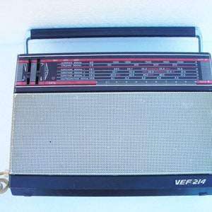 Vintage Radio transistor WORKING Alter Radio Receiver UdSSR 1980er Jahre