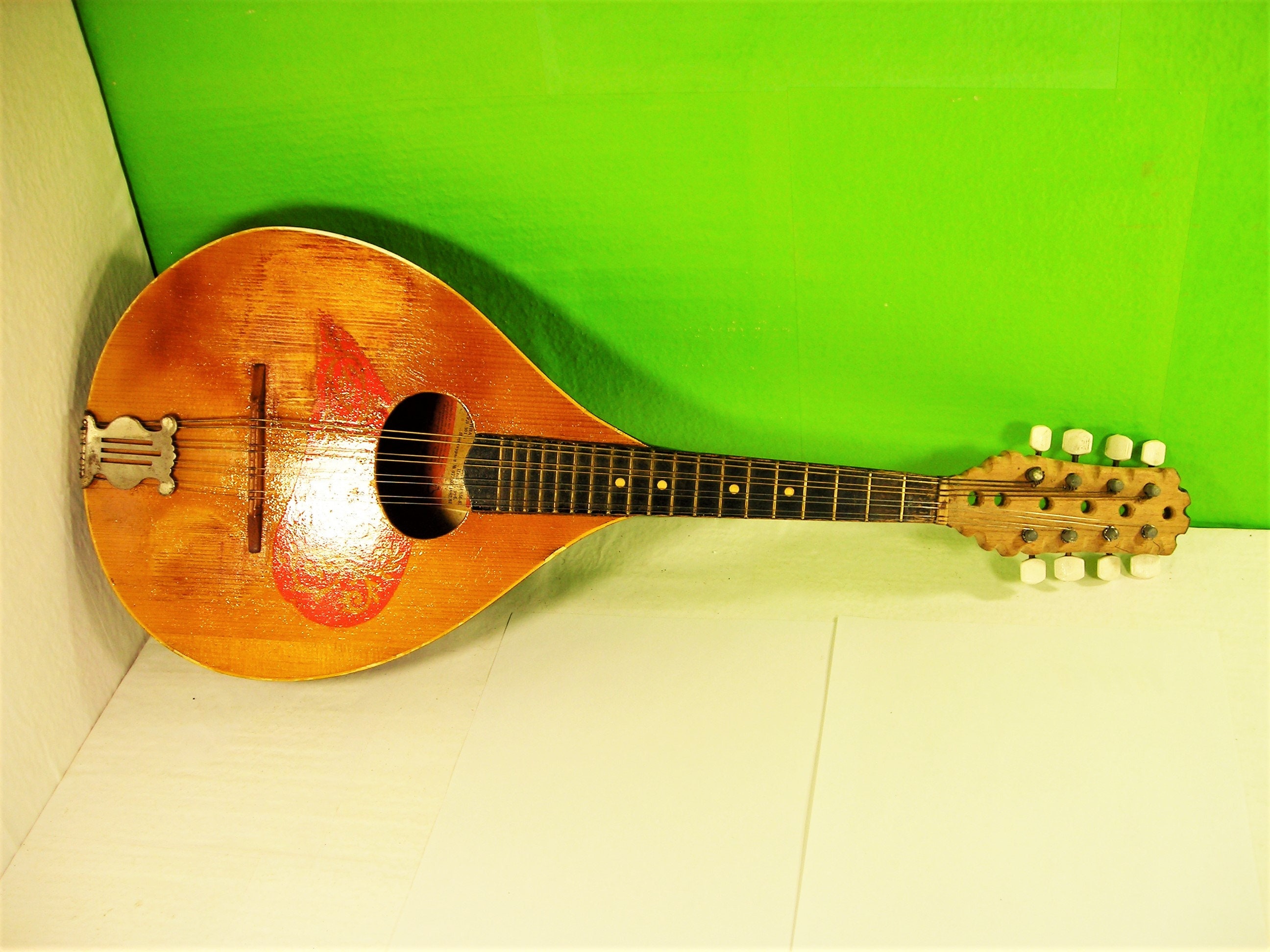 Vintage Mandolin Musical Instrument USSR 1970s Etsy UK