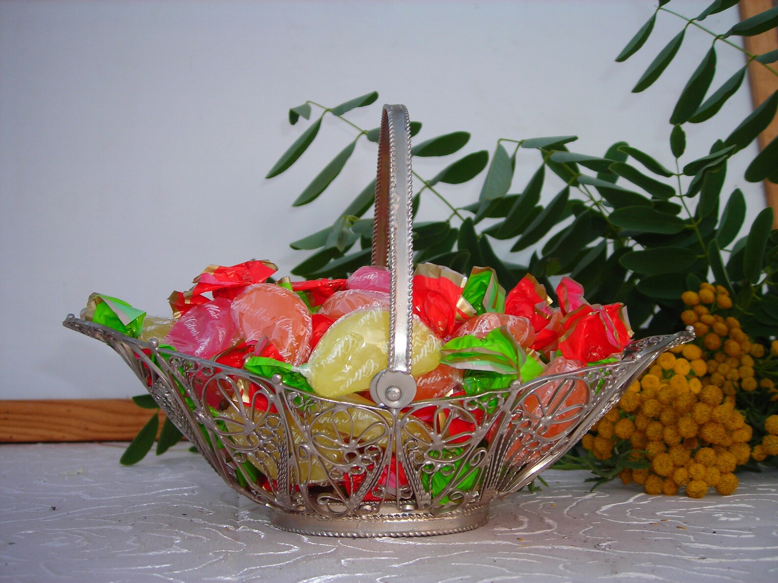 Vintage Basket Filigree Russian Basket USSR 1980s Etsy