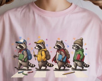 Back to school png , Bruh We Back , Frist day ready to Learn , School Supplies ,Teacher Raccoon (Digital Download)