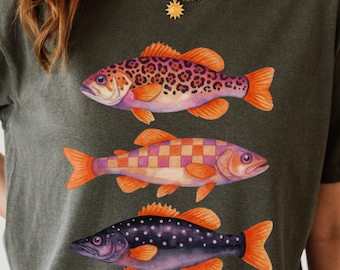 Retro Bass Fishing PNG, Preppy Coastal, Spooky Halloween, Cozy Fall (Digital Download)