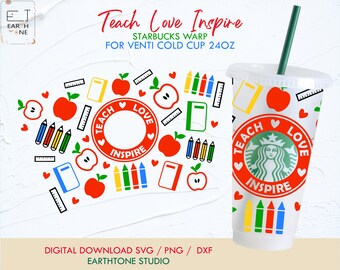 Download Teacher Starbucks Svg Etsy