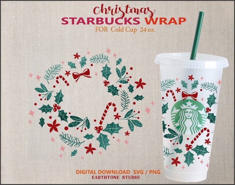 Free Free 191 Starbucks Floral Wreath Svg SVG PNG EPS DXF File