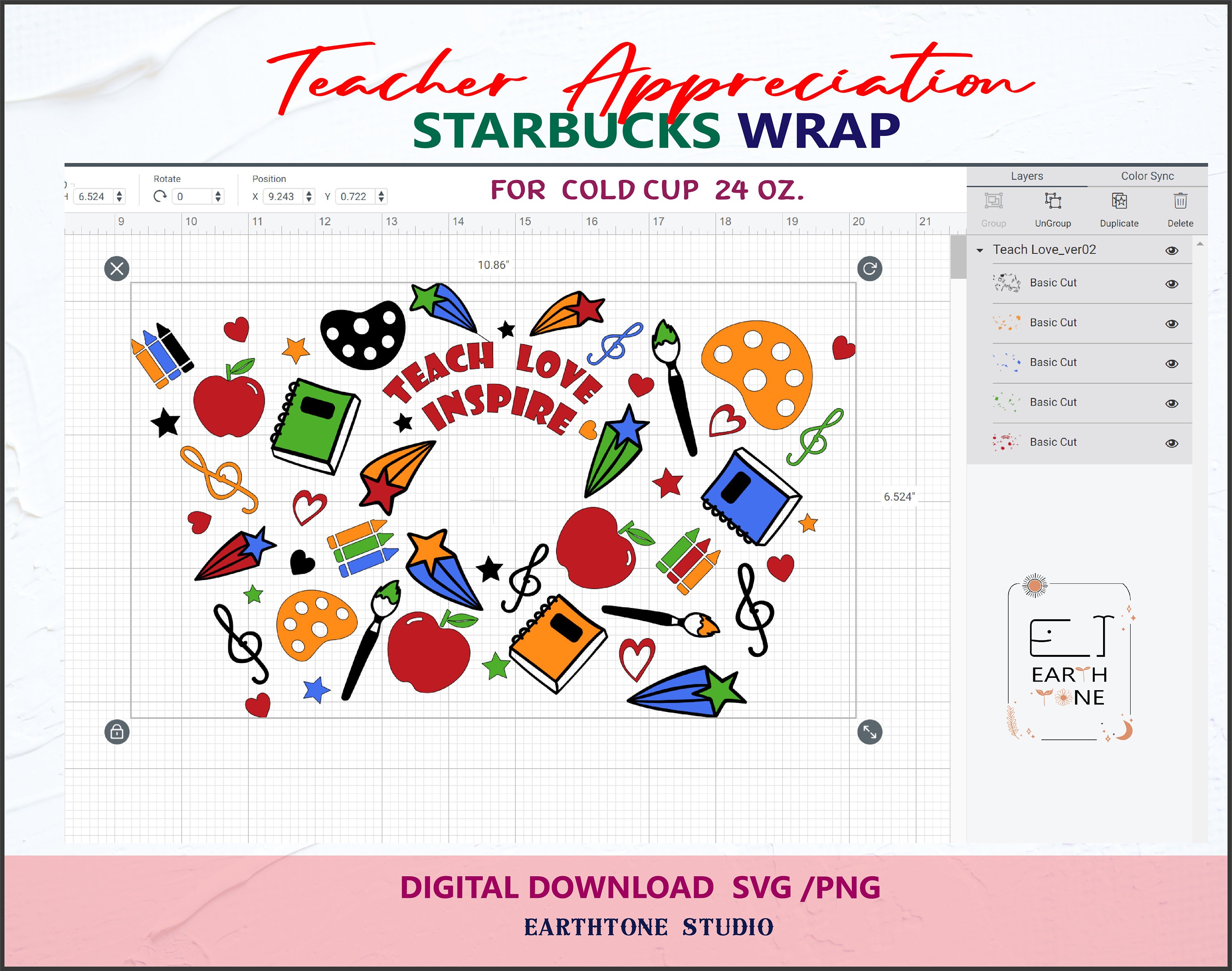 Free Free 55 Teach Love Inspire Svg Etsy SVG PNG EPS DXF File