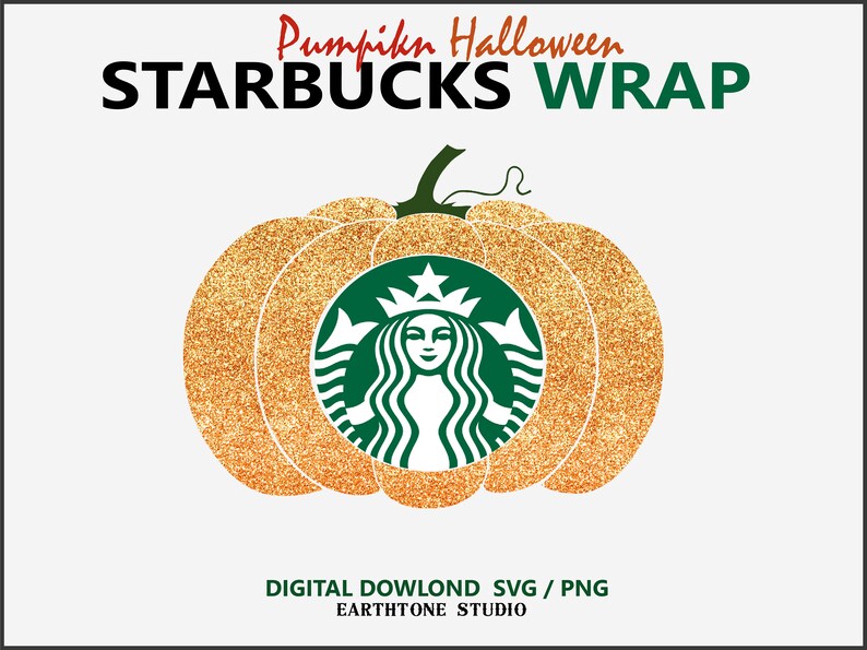 Download Fall Pumpkin wrap for Starbucks cup SVG Halloween svg | Etsy
