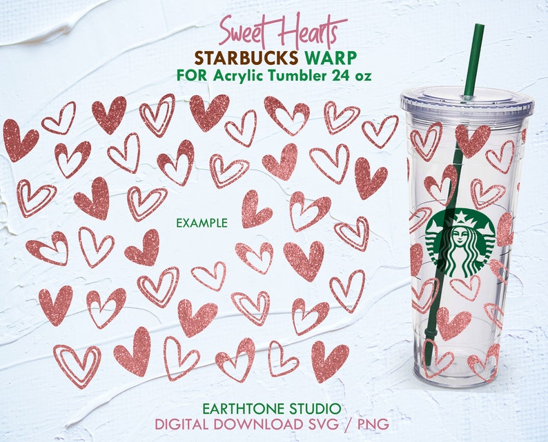 Download Svg File For Cricut Digital Download Full Wrap For Starbucks Acrylic Tumbler 24oz Hearts Svg Png Cut File Sweet Hearts Starbucks Svg Clip Art Art Collectibles Deshpandefoundationindia Org
