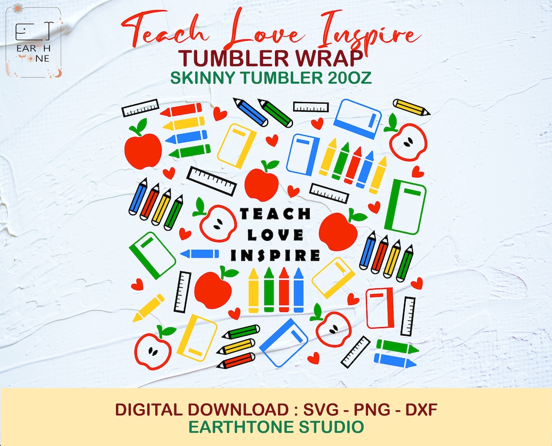 TeachLife - Teacher Appreciation Tumbler - To Go, Travel Tum - Inspire  Uplift
