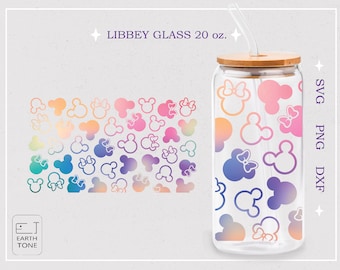 Mouse Winter Wrap for Libbey Glass 20oz (Digital Download)