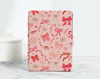 Trendy Bow Design Kindle Case, Kindle Cover for Kindle Paperwhite case 1/2/3/4, Kindle 2022, Kindle 10th 11th Cover, Kindle Paperwhite Case