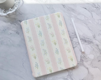 Etui Little Flower iPad Air, iPad Air 2025 iPad 10 10,9" 2022 iPad Pro 12,9" 2021 iPad Pro Etui iPad mini 6, iPad 9/8, 10,2", iPad Cover