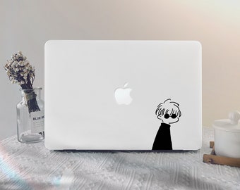 Dessin animé garçon peinture coque MacBook macbook pro 13 2020 macbook air 13 2020 macbook pro 14 2021 macbook Pro 15/16 pouces étui pour ordinateur portable