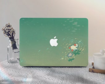 Funda para MacBook con diseño de pato en el agua para los nuevos MacBook M1, M2, Air 13 (modelos A2681, A2337, A2338), MacBook Air 15, Pro 13, 14, 15 y 16 (modelos 2020-2025).