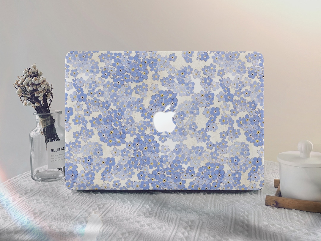 Elegant Purple Floral MacBook Case MacBook Pro 13 A2338 MacBook Air 13 ...