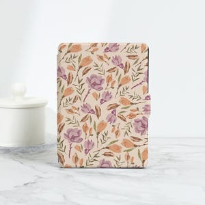Personalised Floral Kobo/Kindle Case, Kindle Paperwhite 10th 11th 12th 6&#39;&#39; 6.8&#39;&#39; 7&#39;&#39; Case, Kindle Colorsoft 2024, Kindle 8th 10th Cover